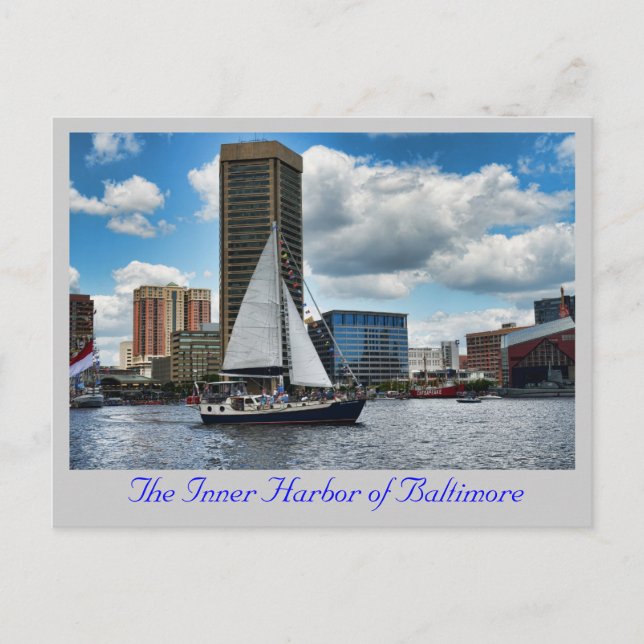 The Inner Harbour of Baltimore Postcard (Front)
