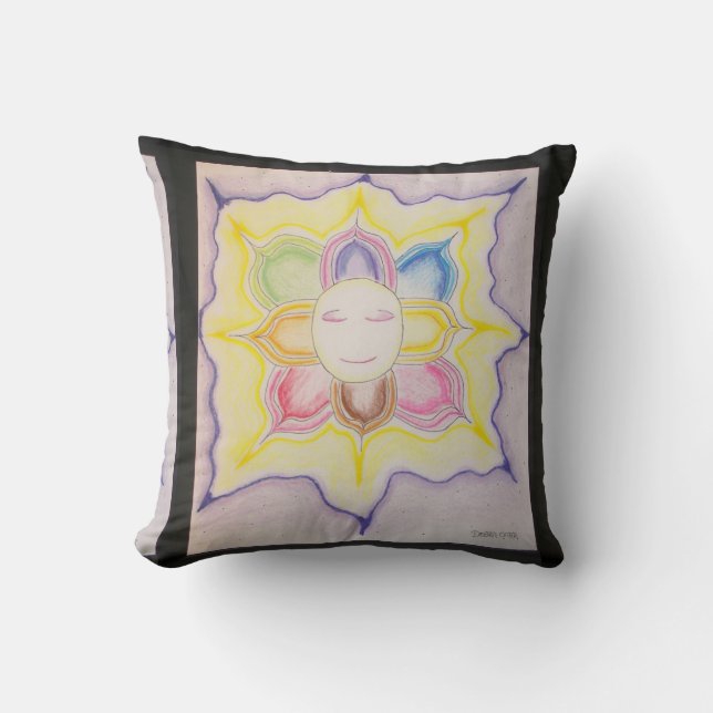 The Inner Light  Throw Pillow (Front)