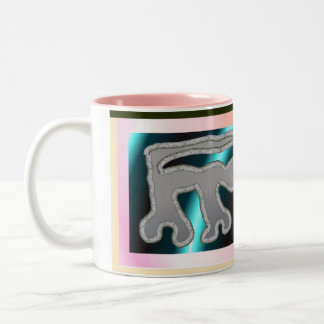 The Inquisitive Salamandar Two-Tone Coffee Mug