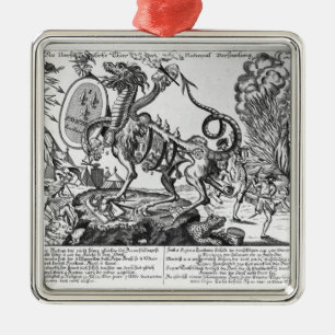 The insatiable animal of the National Assembly Metal Ornament