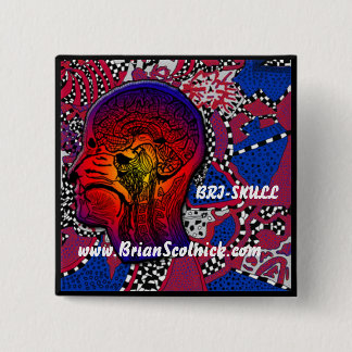 the-inside-trippy-mind - Customized - Customized 2 Inch Square Button