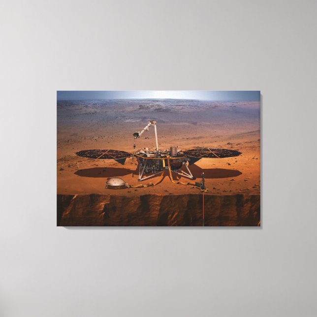 The Insight Lander Canvas Print (Front)