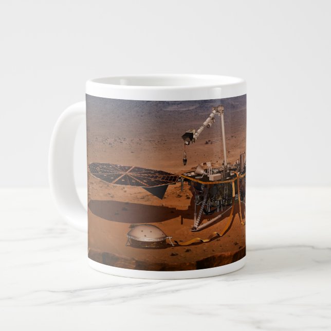 The Insight Lander Large Coffee Mug (Front Left)