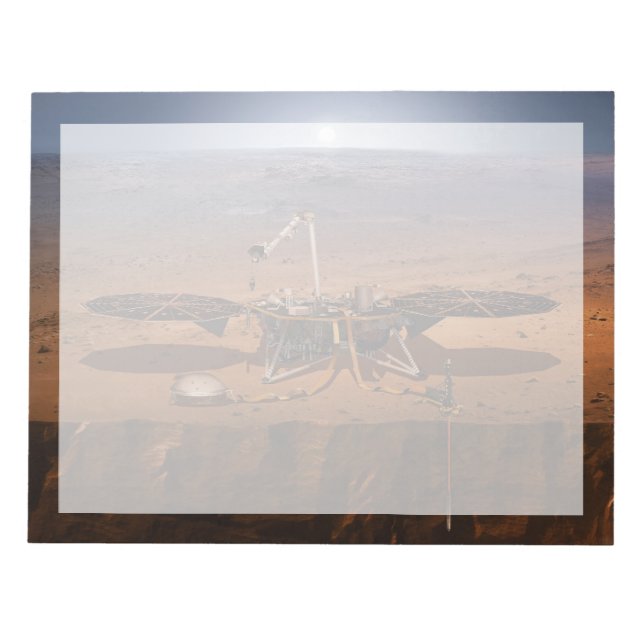 The Insight Lander Notepad (Front)