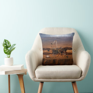 The Insight Lander Throw Pillow