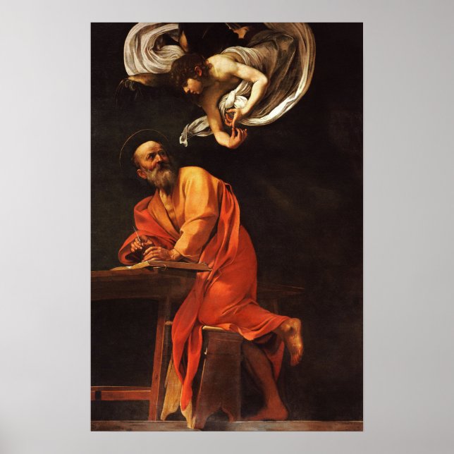 The Inspiration of Saint Matthew Poster (Front)