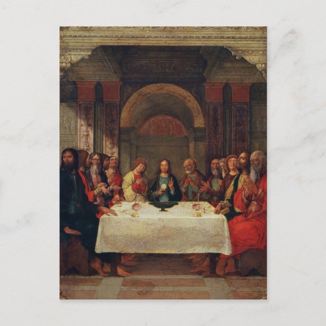 The Institution of the Eucharist, c.1490 Postcard (Front)