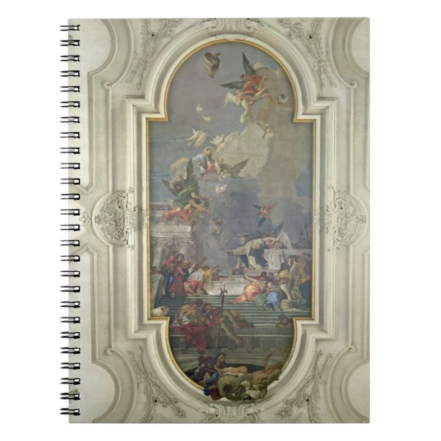 The Institution of the Rosary by St. Dominic (fres Notebook (Front)