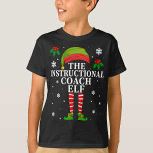 The Instructional Coach Elf Christmas Matching T-Shirt