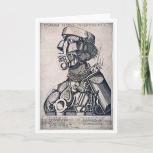 The Instruments of Human Sustenance, Arcimboldo Card