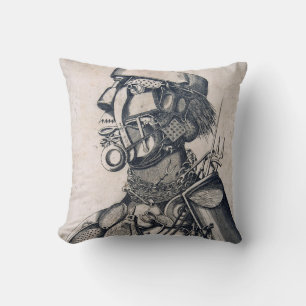 The Instruments of Human Sustenance, Arcimboldo Throw Pillow
