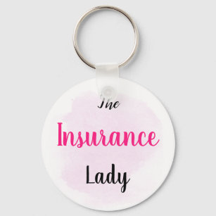 The Insurance Lady - Insurance Marketing Gift Keychain