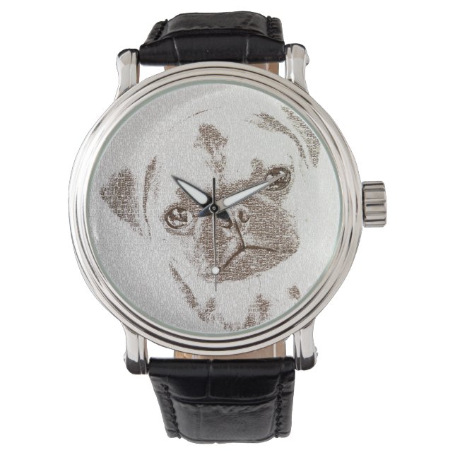 The Intellectual Pug Watch (Front)