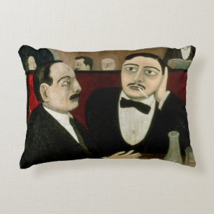 The Intellectuals at the Cafe Rotonde, 1916 Accent Pillow