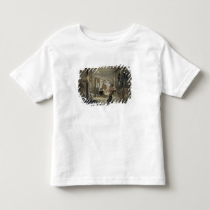 The Interior of a Hut of a Mandan Chief, plate 19 Toddler T-shirt
