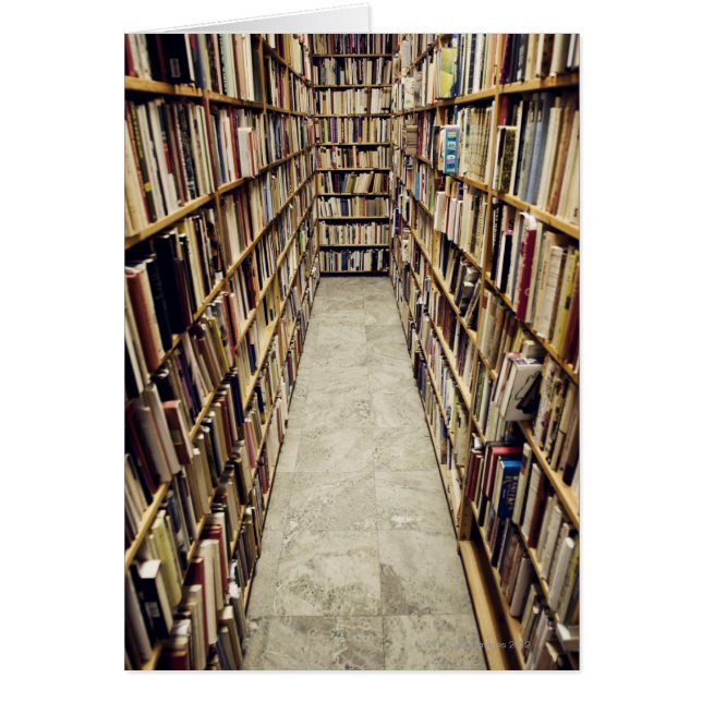 The interior of a second-hand bookshop Sweden. (Front)