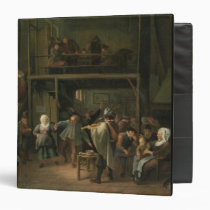 The Interior of a Tavern with a Couple Dancing to Binder