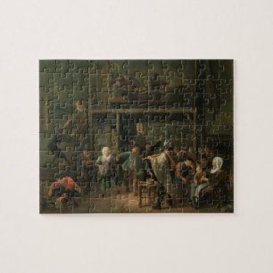The Interior of a Tavern with a Couple Dancing to Jigsaw Puzzle