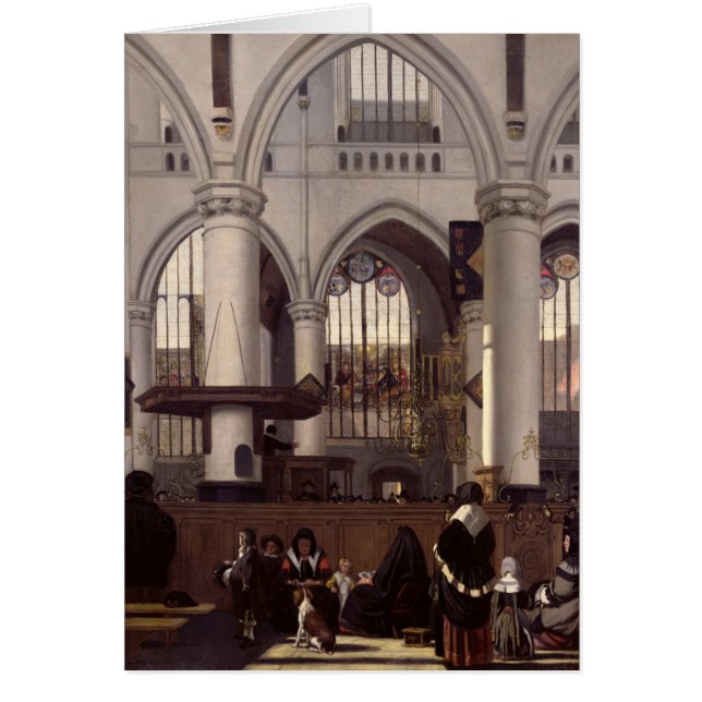 The Interior of Oude Kerk, Amsterdam, c.1660 (Front)