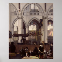 The Interior of Oude Kerk, Amsterdam, c.1660
