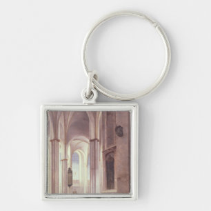 The Interior of the Buurkerk at Utrecht, 1644 Keychain