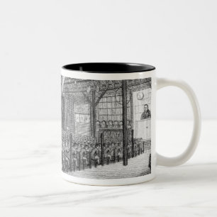 The Interior of the Royal Free School Two-Tone Coffee Mug