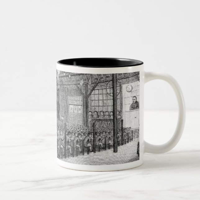 The Interior of the Royal Free School Two-Tone Coffee Mug (Right)