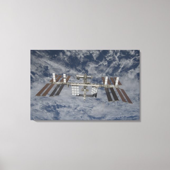 The International Space Station 12 Canvas Print (Front)