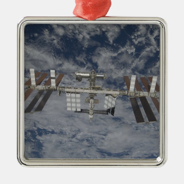 The International Space Station 12 Metal Ornament (Front)