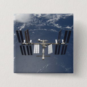 The International Space Station 13 2 Inch Square Button