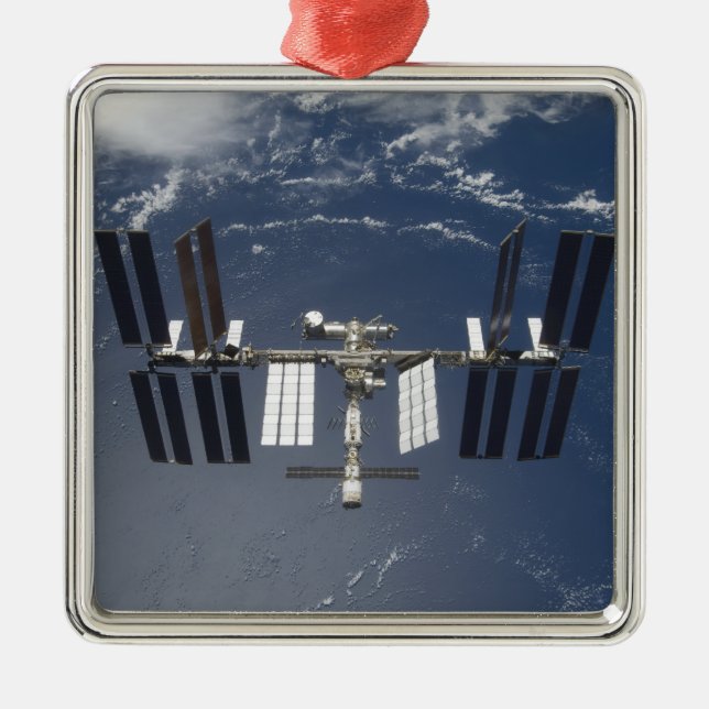 The International Space Station 13 Metal Ornament (Front)
