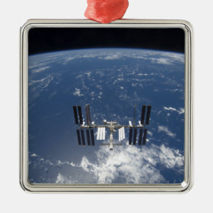 The International Space Station 14 Metal Ornament