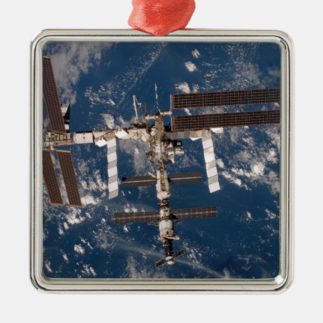 The International Space Station 15 Metal Ornament (Front)