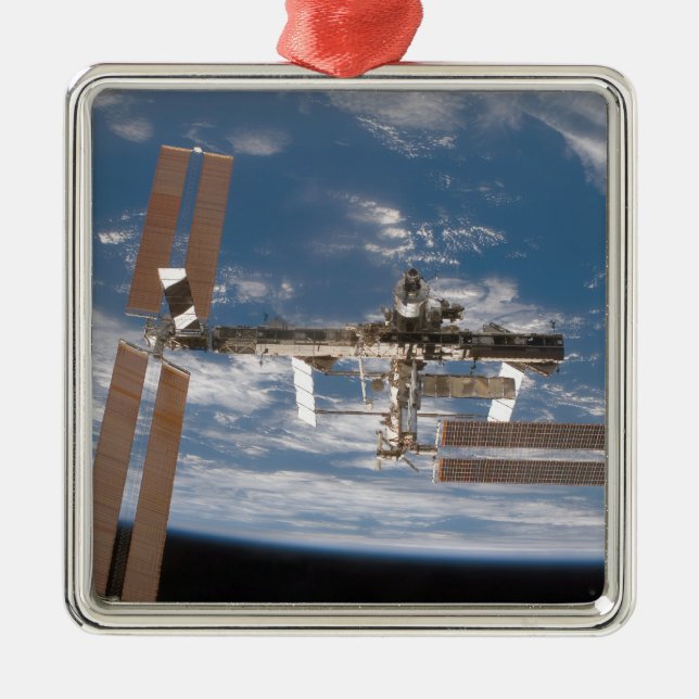 The International Space Station 17 Metal Ornament (Front)