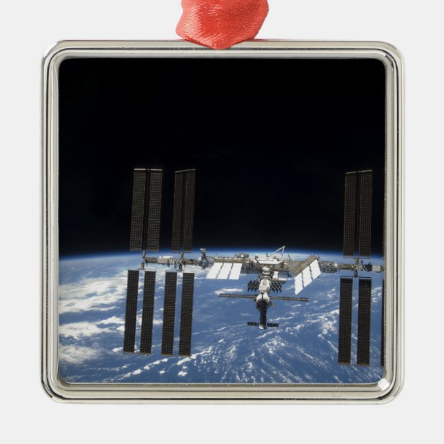 The International Space Station 18 Metal Ornament (Front)