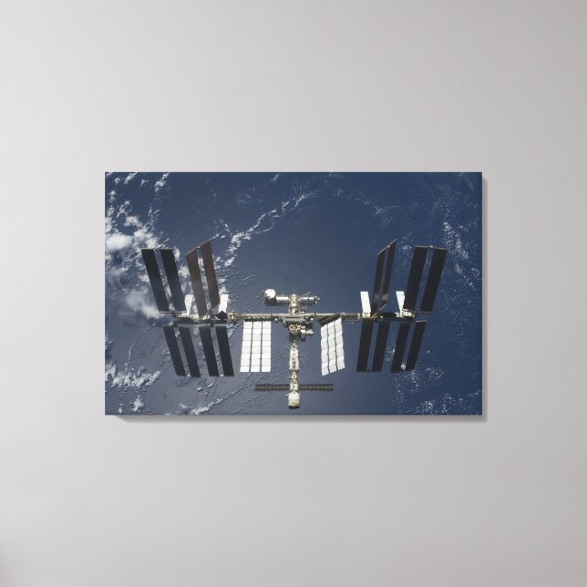 The International Space Station 4 Canvas Print (Front)