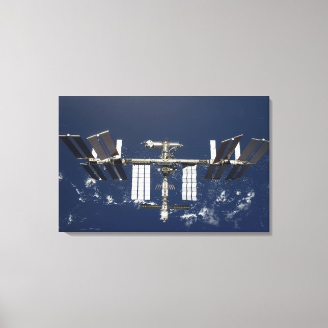The International Space Station 4 Canvas Print (Front)