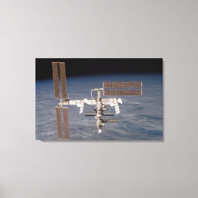 The International Space Station 7 Canvas Print (Front)