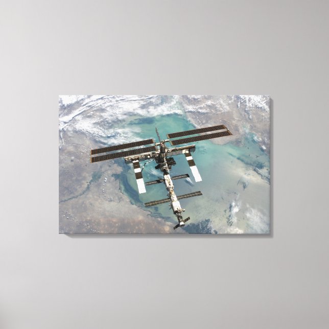 The International Space Station Canvas Print (Front)