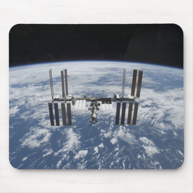 The International Space Station in orbit Mouse Pad (Front)