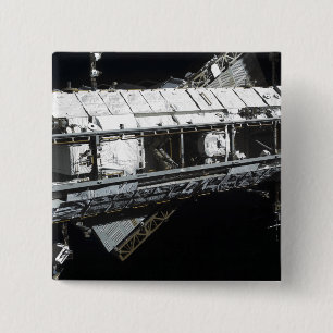 The International Space Station's starboard tru 2 Inch Square Button