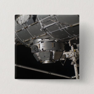 The International Space Station's Tranquillity n 2 Inch Square Button