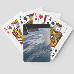The International Spce Station Above The Atlantic Playing Cards