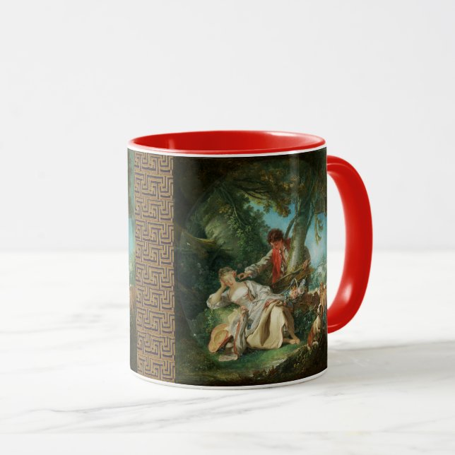 The Interrupted Sleep by François Boucher  Mug (Front Right)