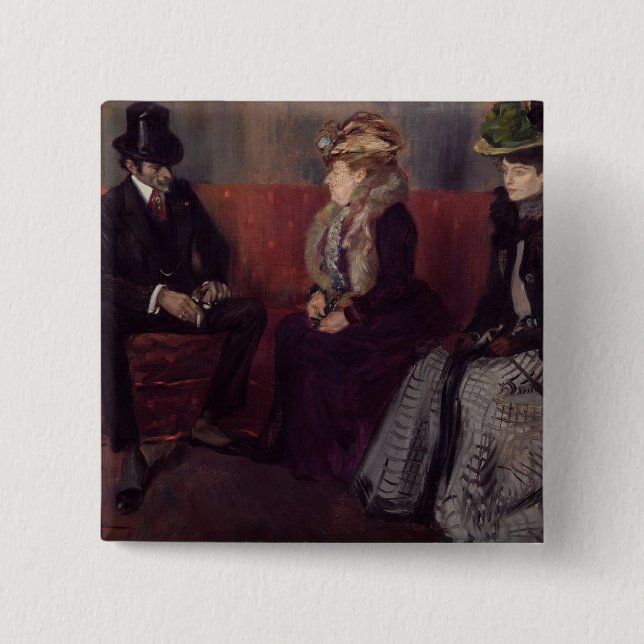 The Introduction, 1902 2 Inch Square Button (Front)