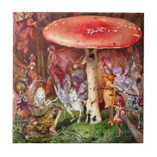 The Intruder John Anster Fitzgerald Tile