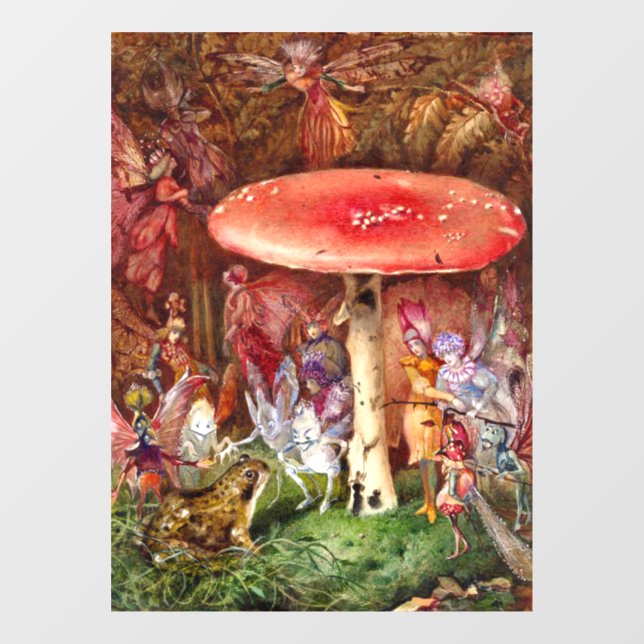 The Intruder John Anster Fitzgerald Window Cling (Sheet)