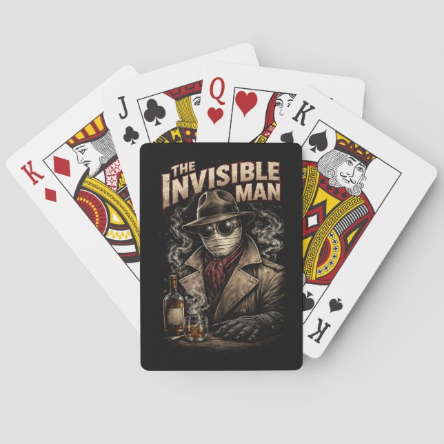 The Invisible Man Playing Cards (Back)