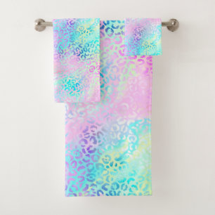 The Iridescent Leopard Series Design 10 Bath Towel Set