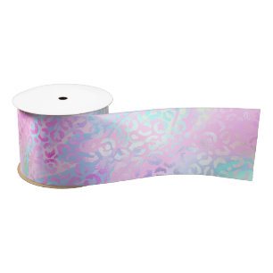 The Iridescent Leopard Series Design 10 Satin Ribbon